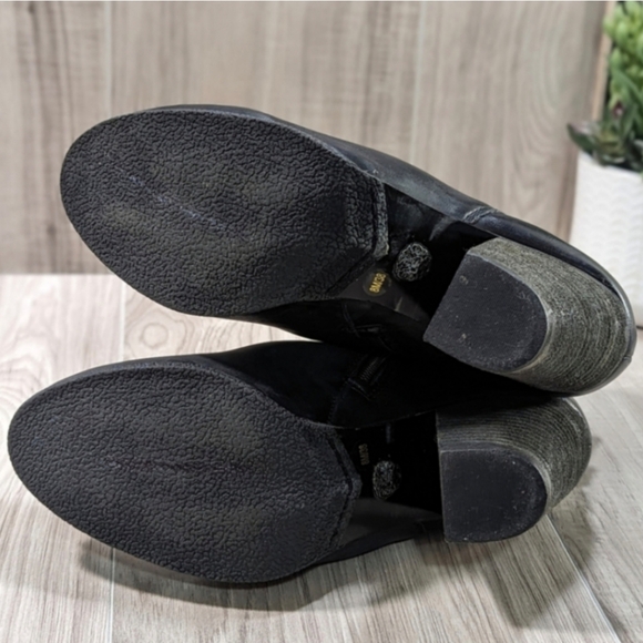 Vince Camuto "Harriet" Boots Women's Size 8 Black Leather - Picture 11 of 11